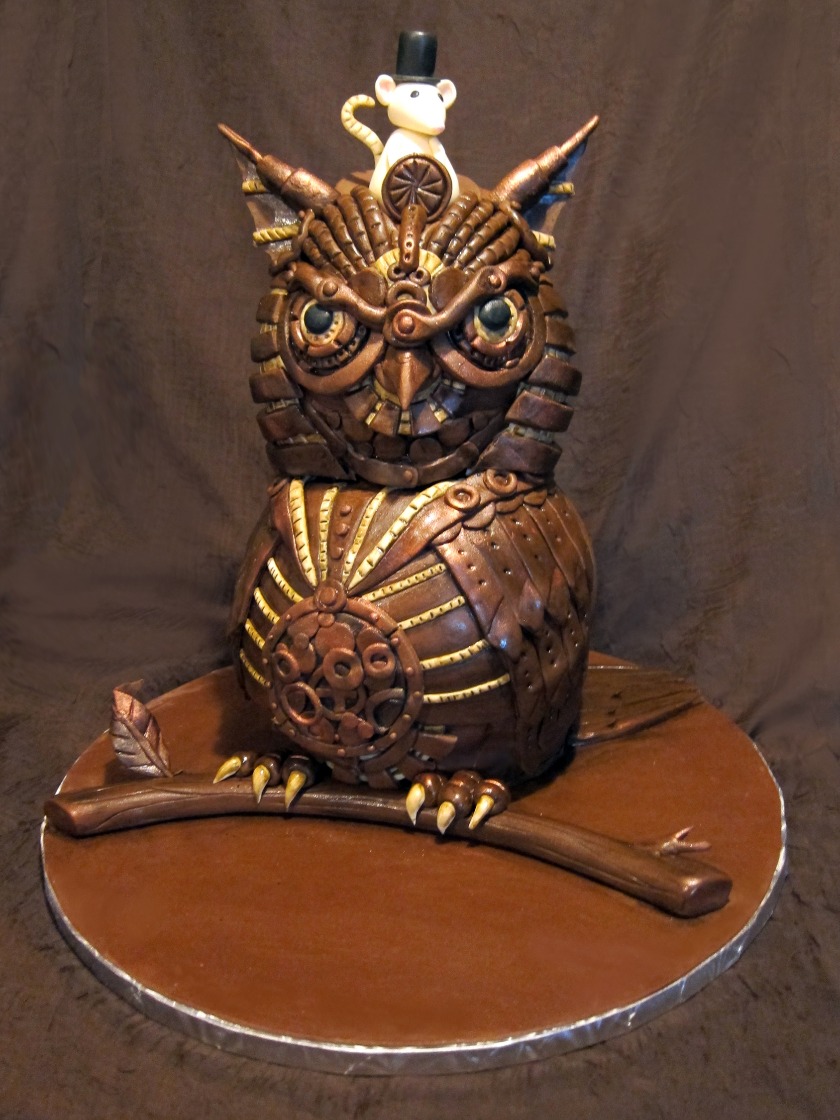 Mechanic owl King cake