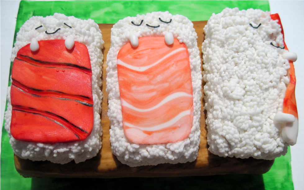 Sushi cake
