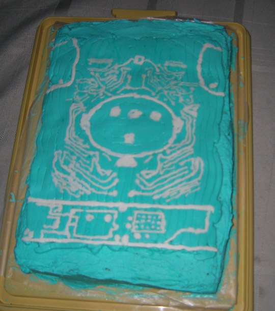 My Other Ride Is a Light Cycle cake