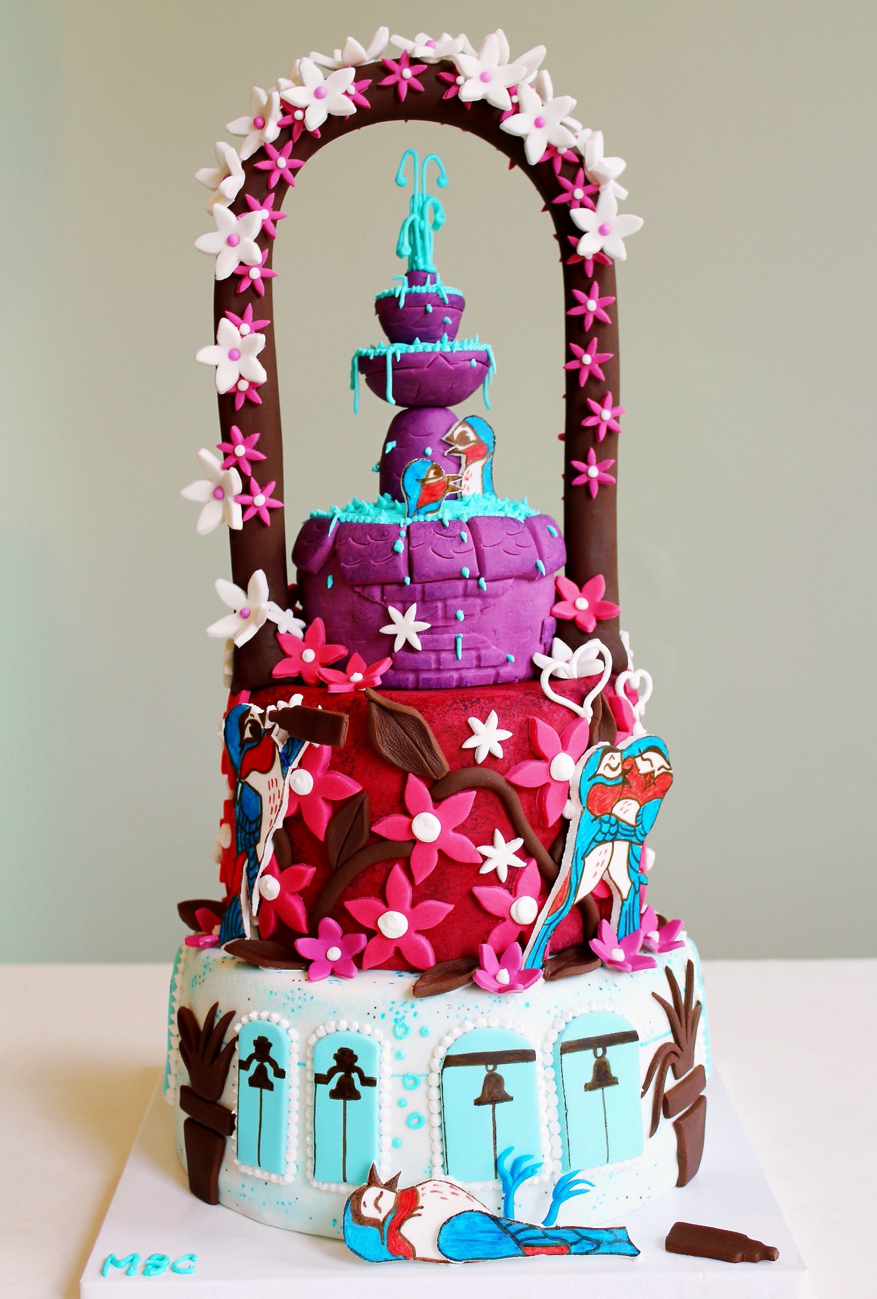 Capistrano Spring Break cake