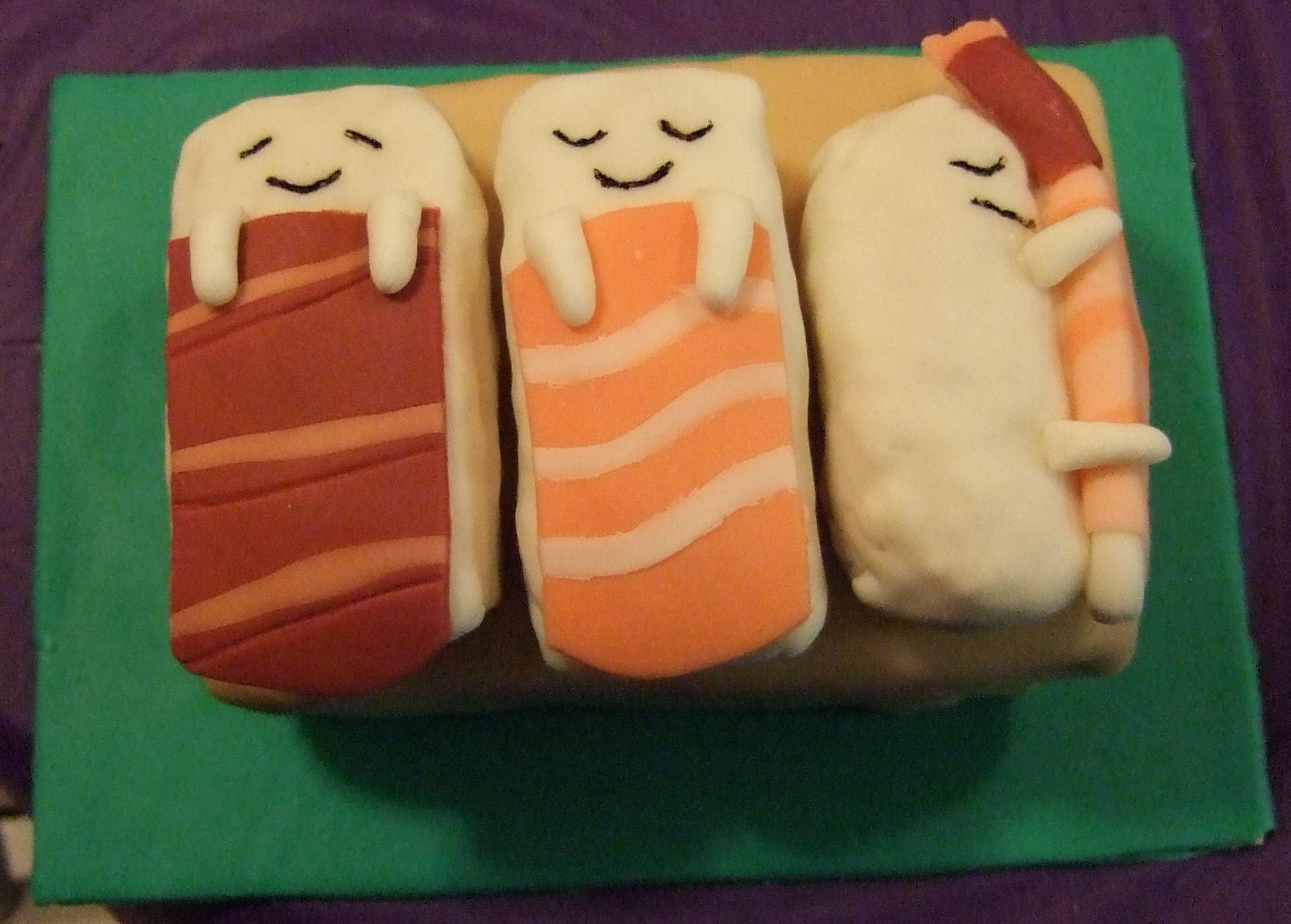 Sushi cake