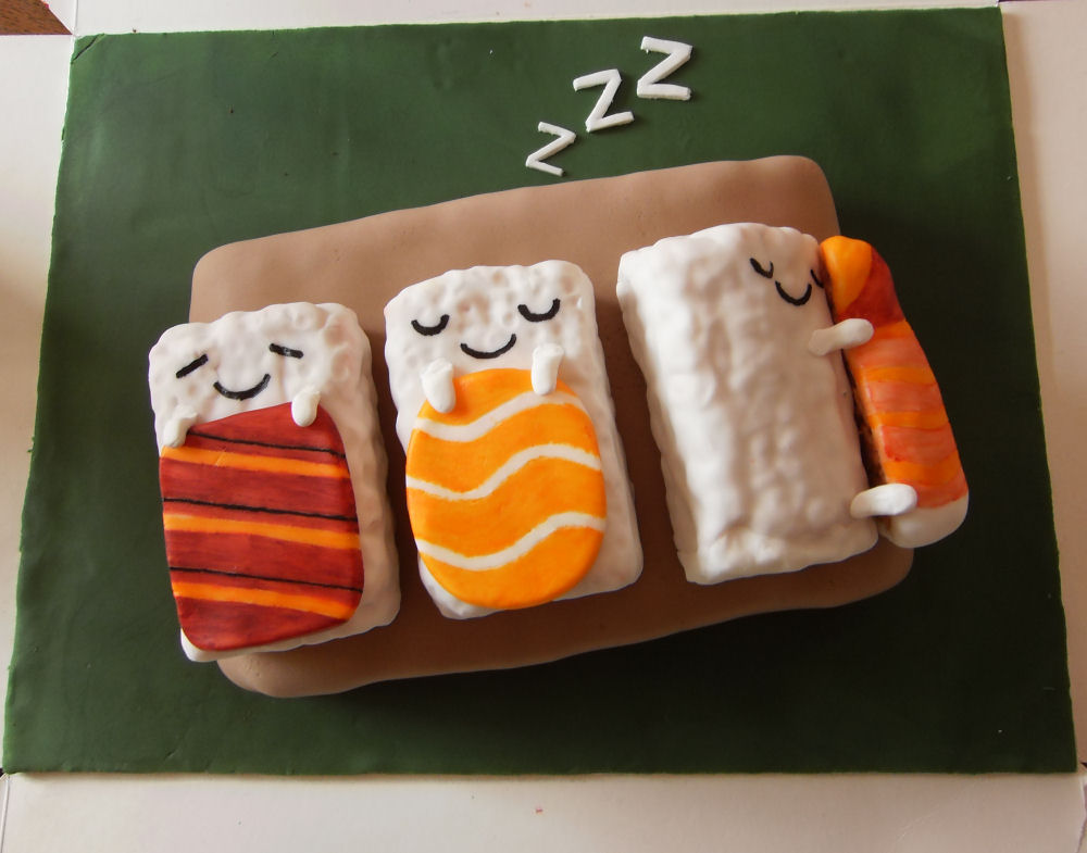Sushi cake