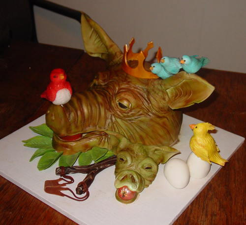 Furious Fowl cake