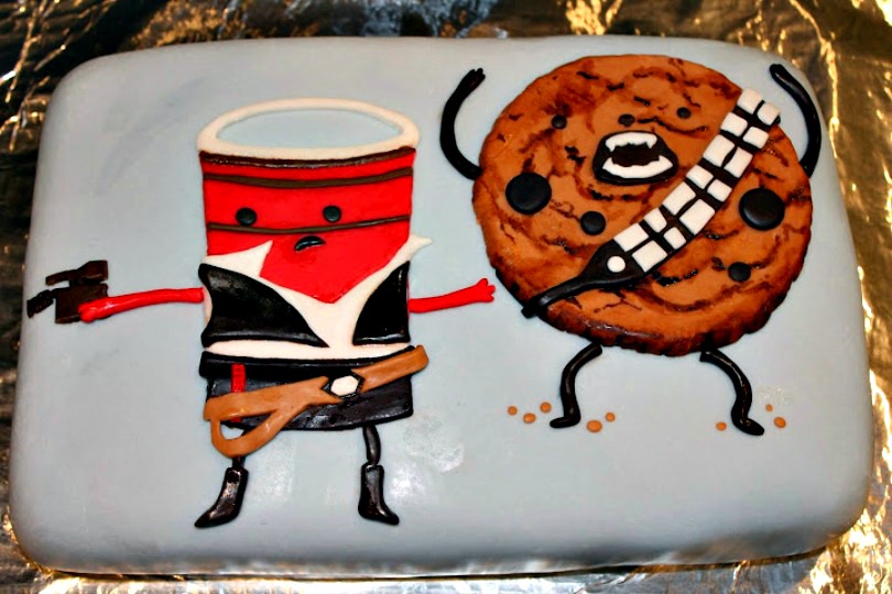 Hans Off My Cookie cake