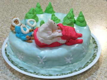 Grand Theft Arctic cake