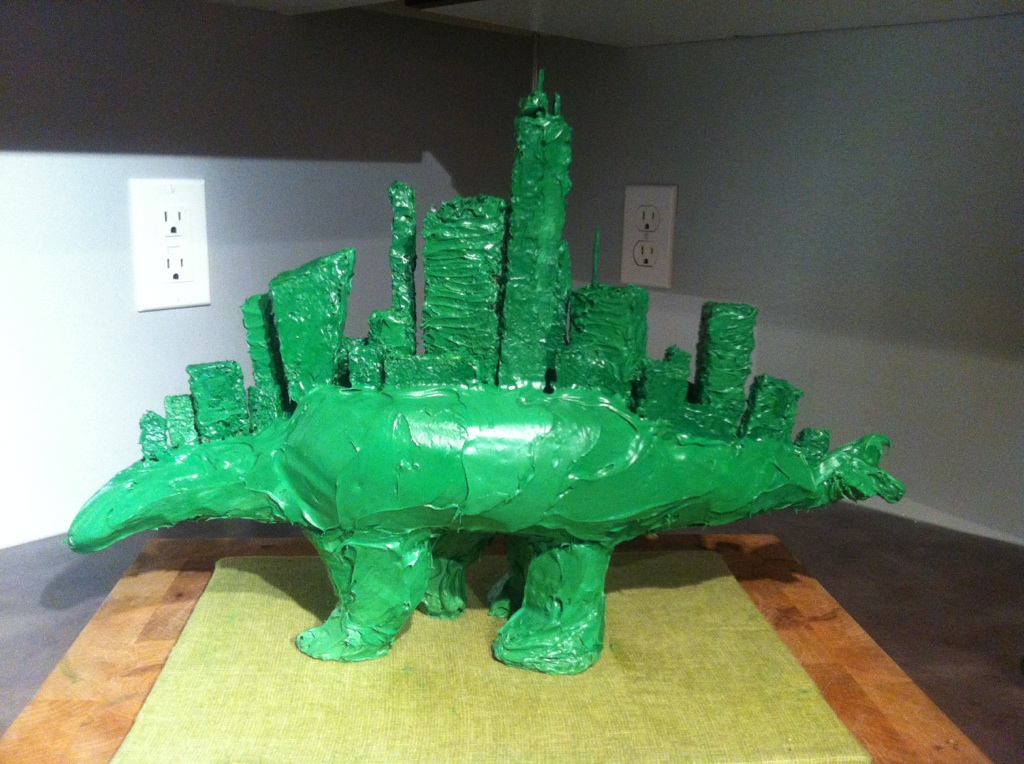 Citysaurs cake