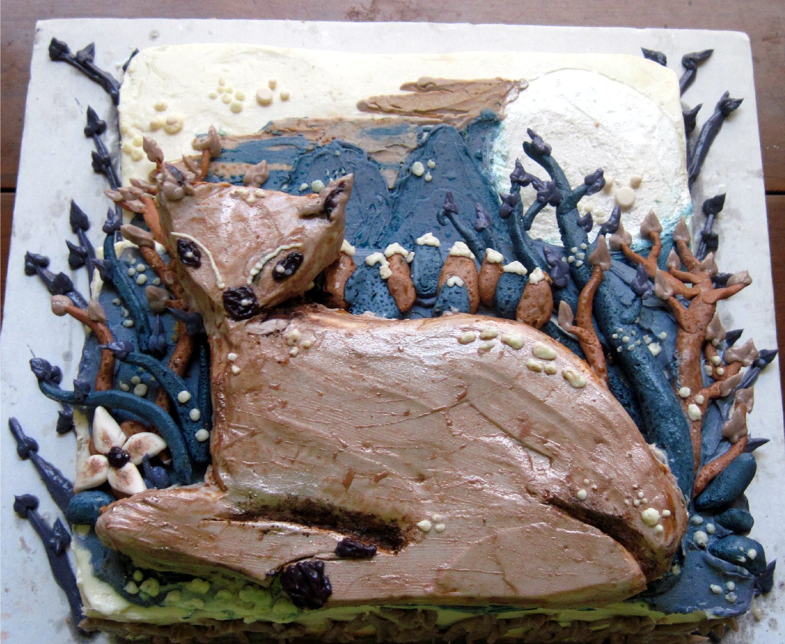 The Red Deer cake