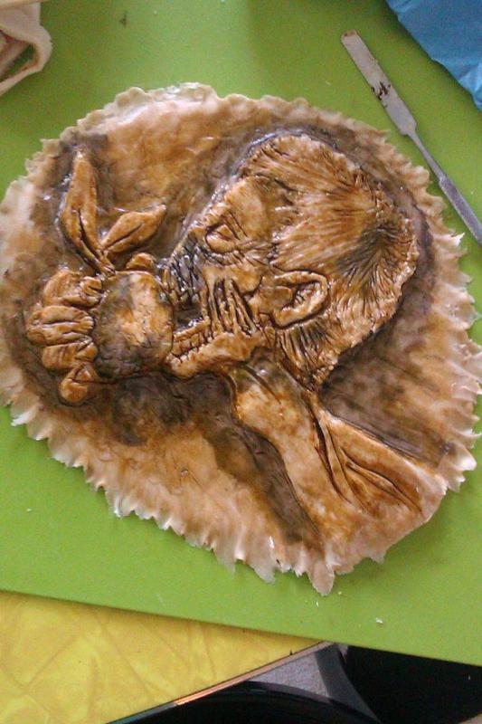 Vegetarian Zombie cake