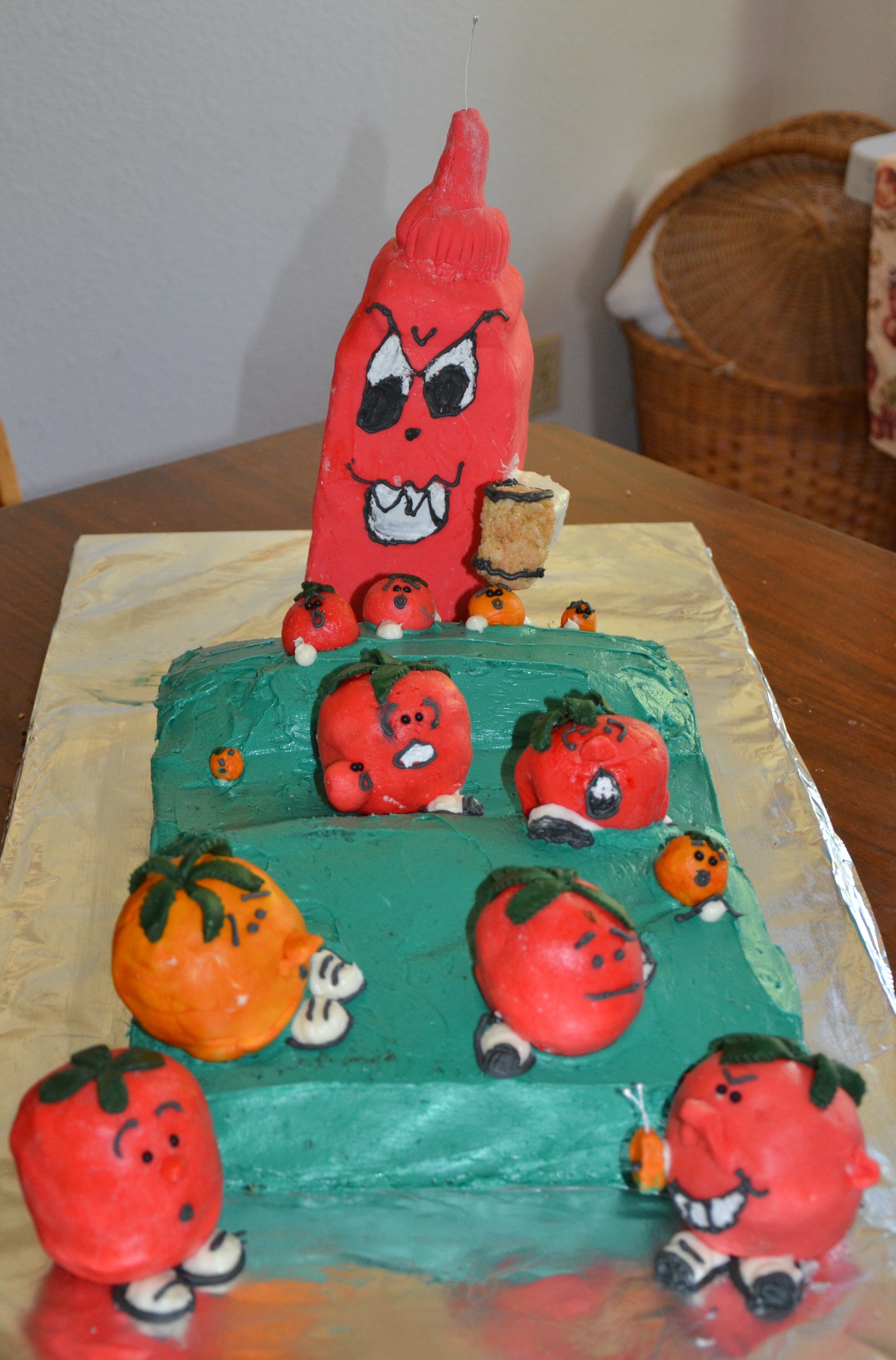 We Were Tomatoes cake