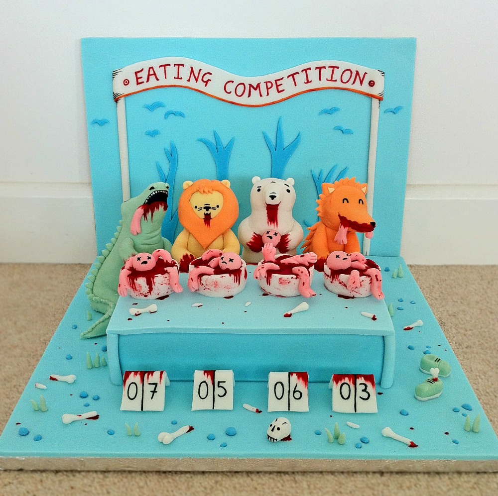 Eating Competition cake