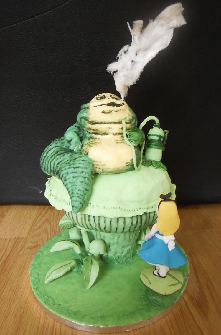 Imitated Caterpillar cake