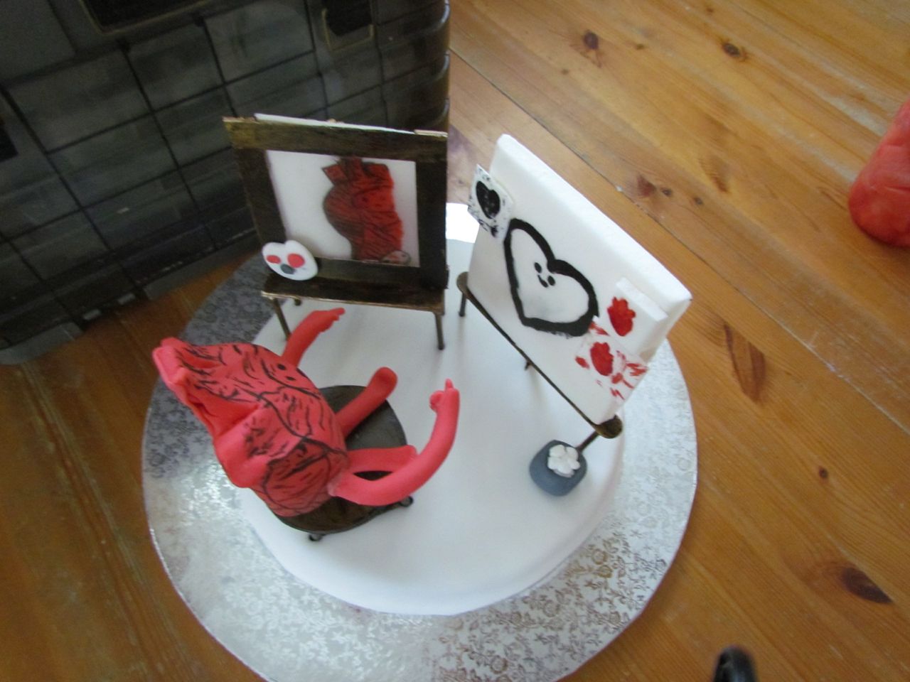 Self Portrait Nacho Diaz cake