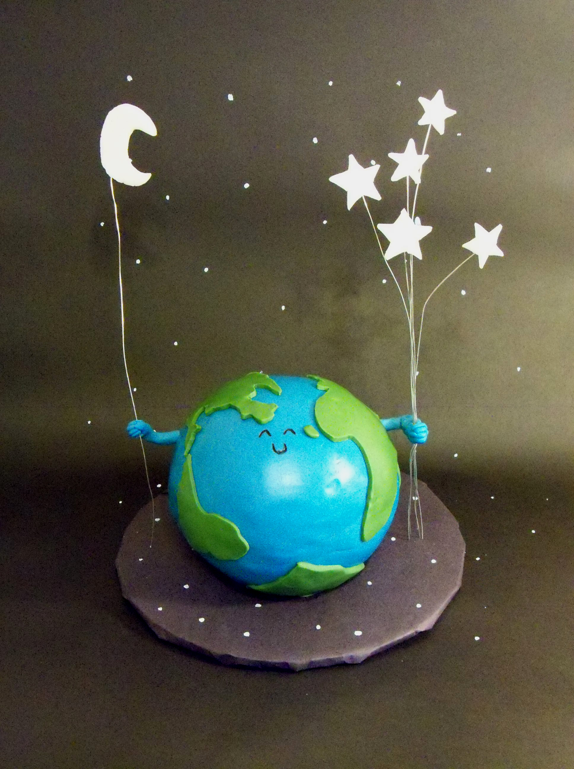 Under the Moon and Stars cake