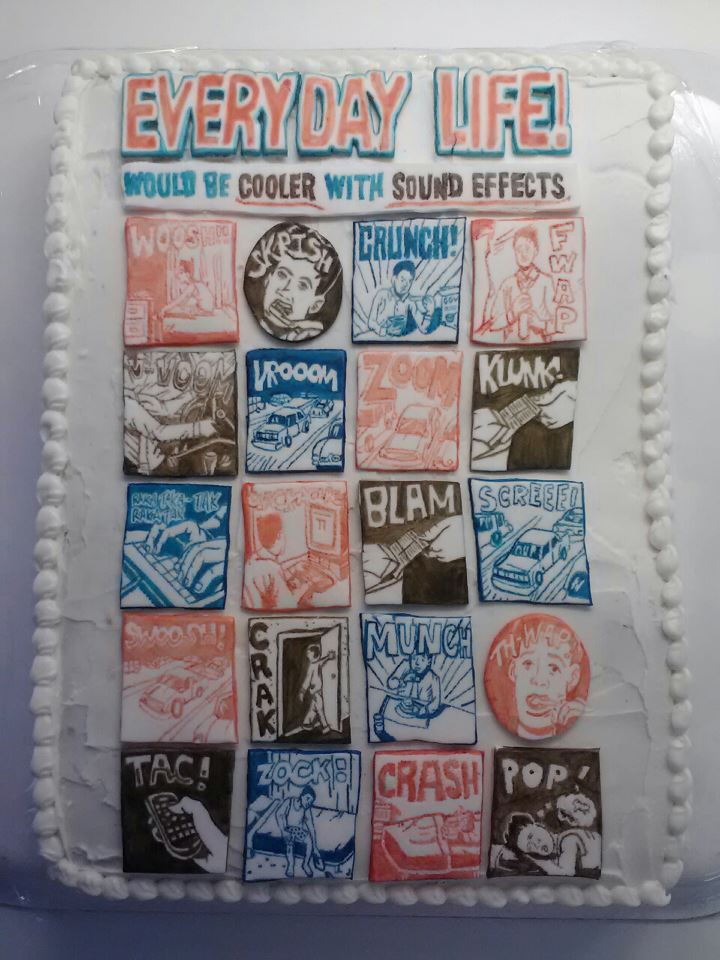 Everyday Life Would Be Cooler With Sound Effects cake