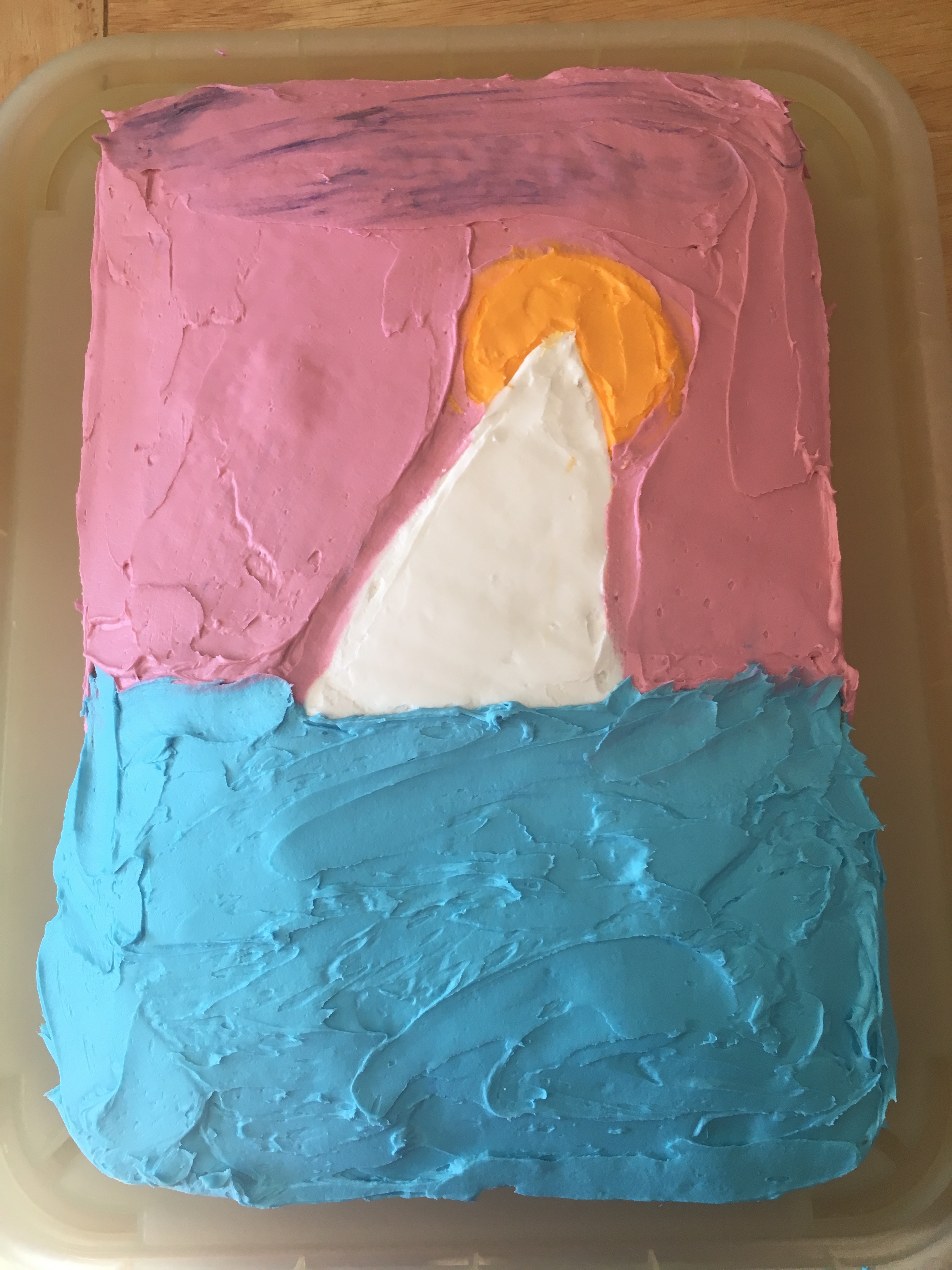 Sail cake