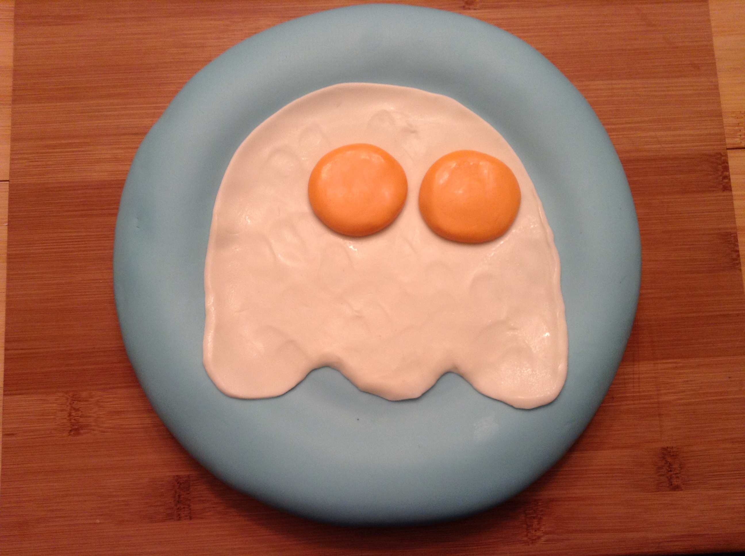 Spooky Side Up cake