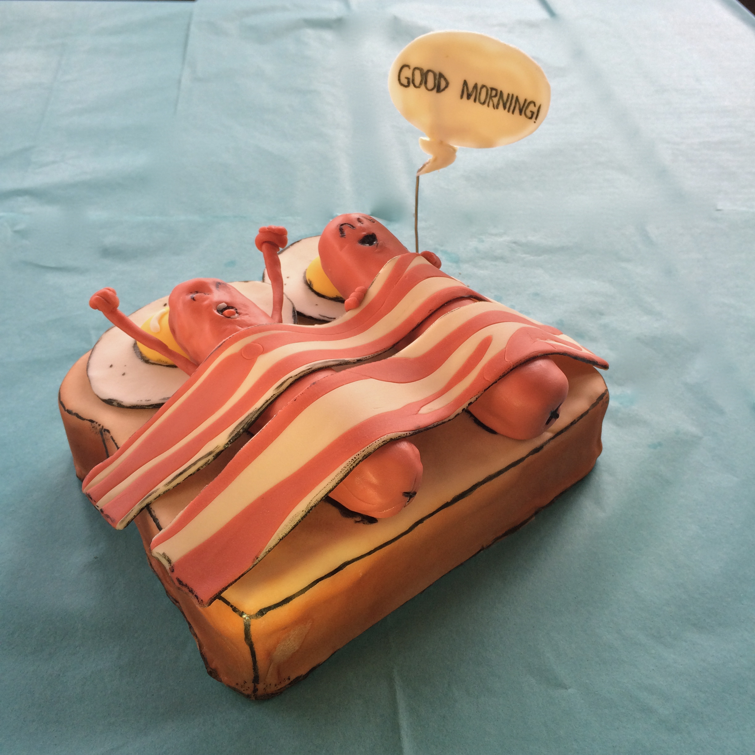 Breakfast in Bed cake