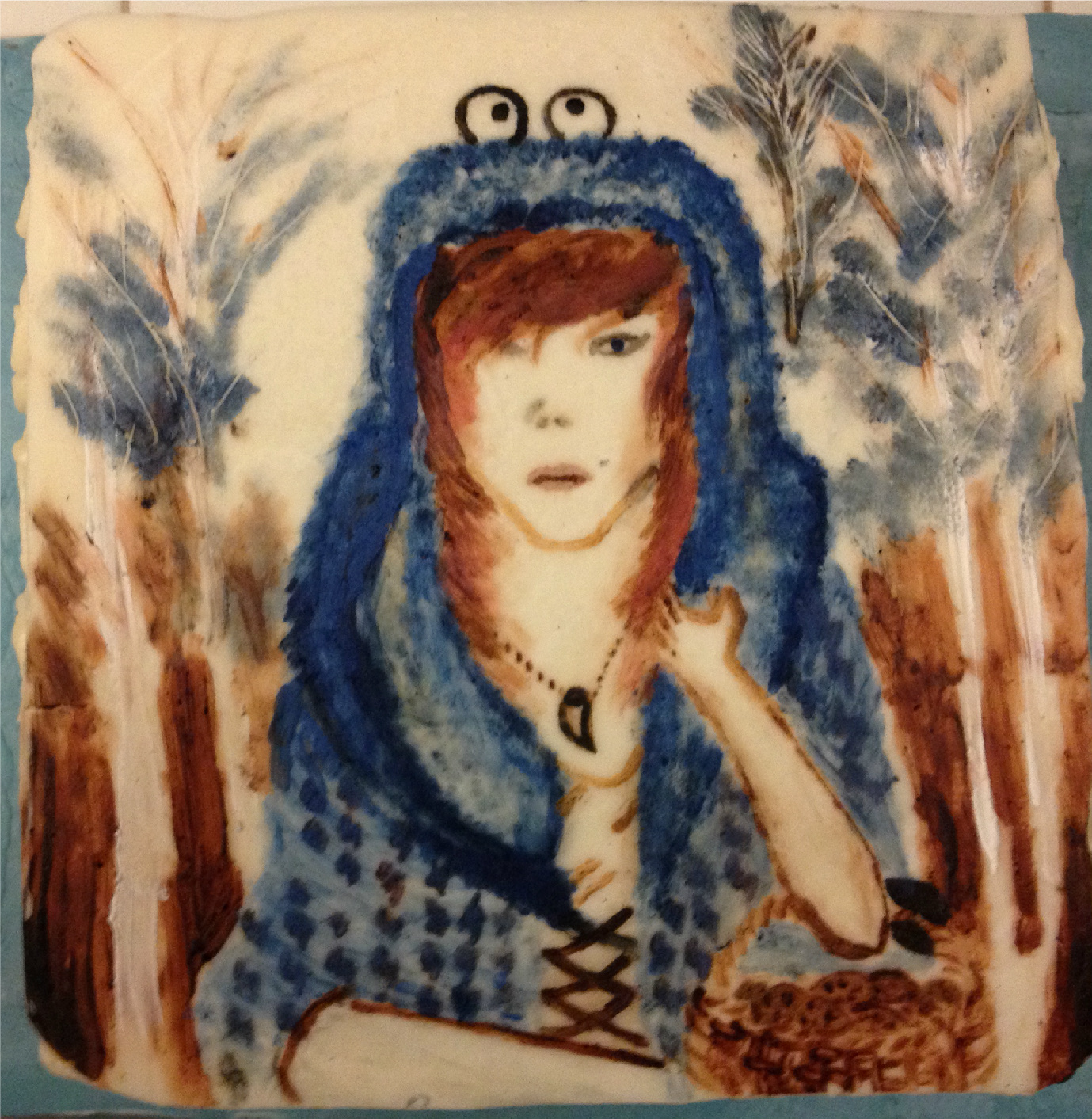 Little Blue Riding Hood cake