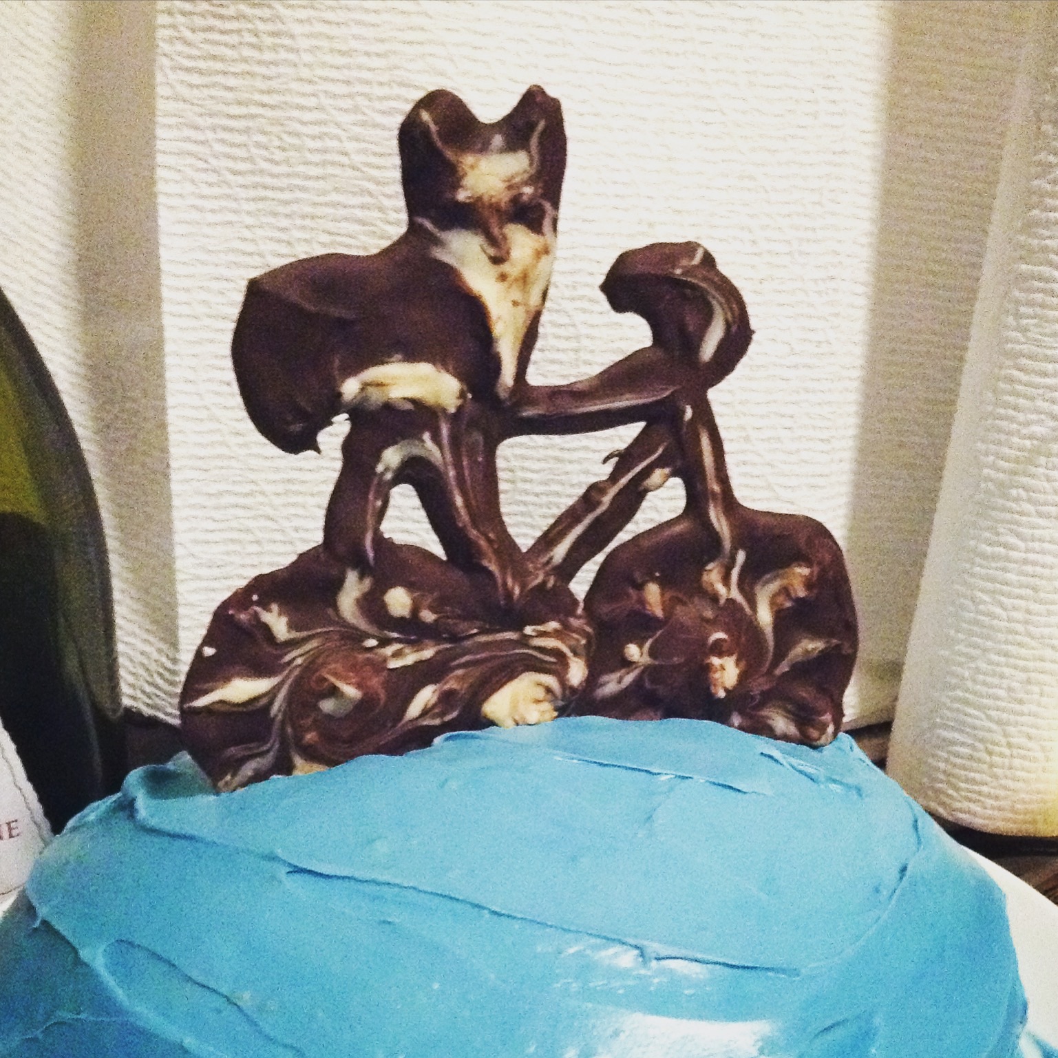 Corgi on a Bike cake