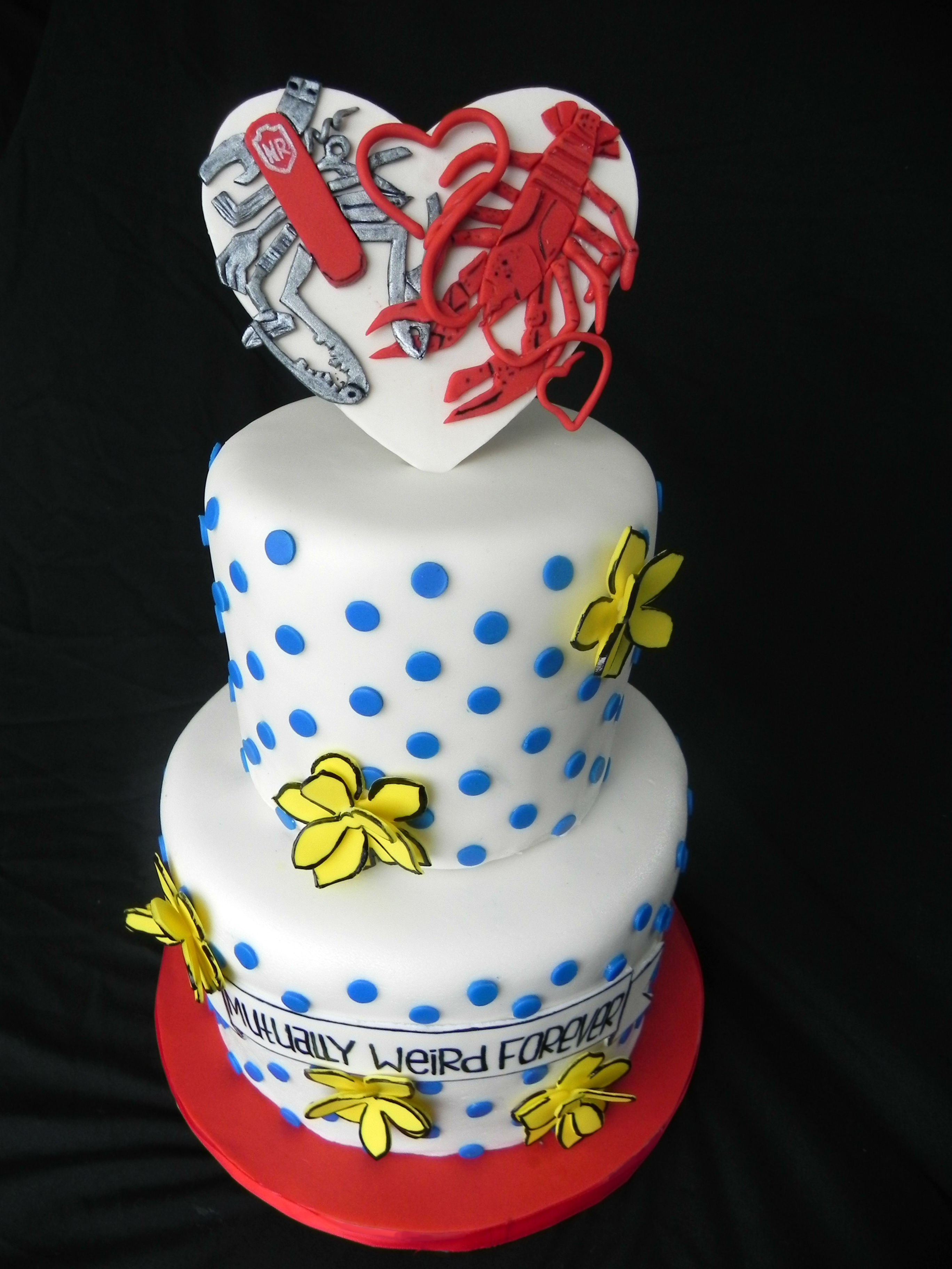 The Crayfish Crush cake
