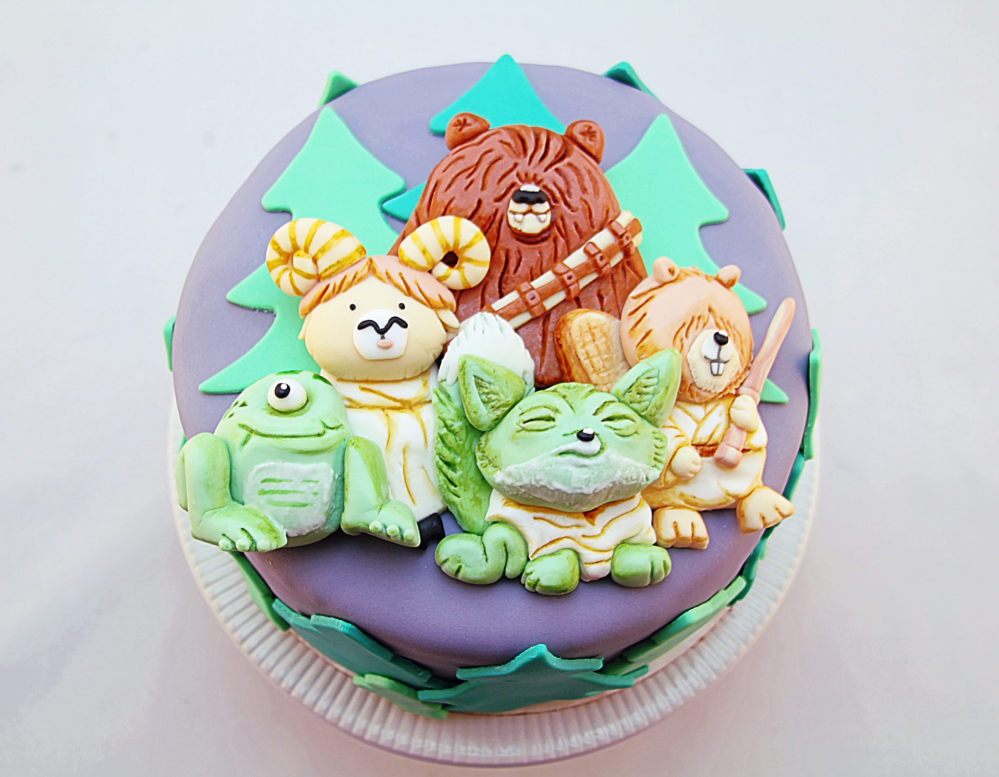 May the Forest be With You cake
