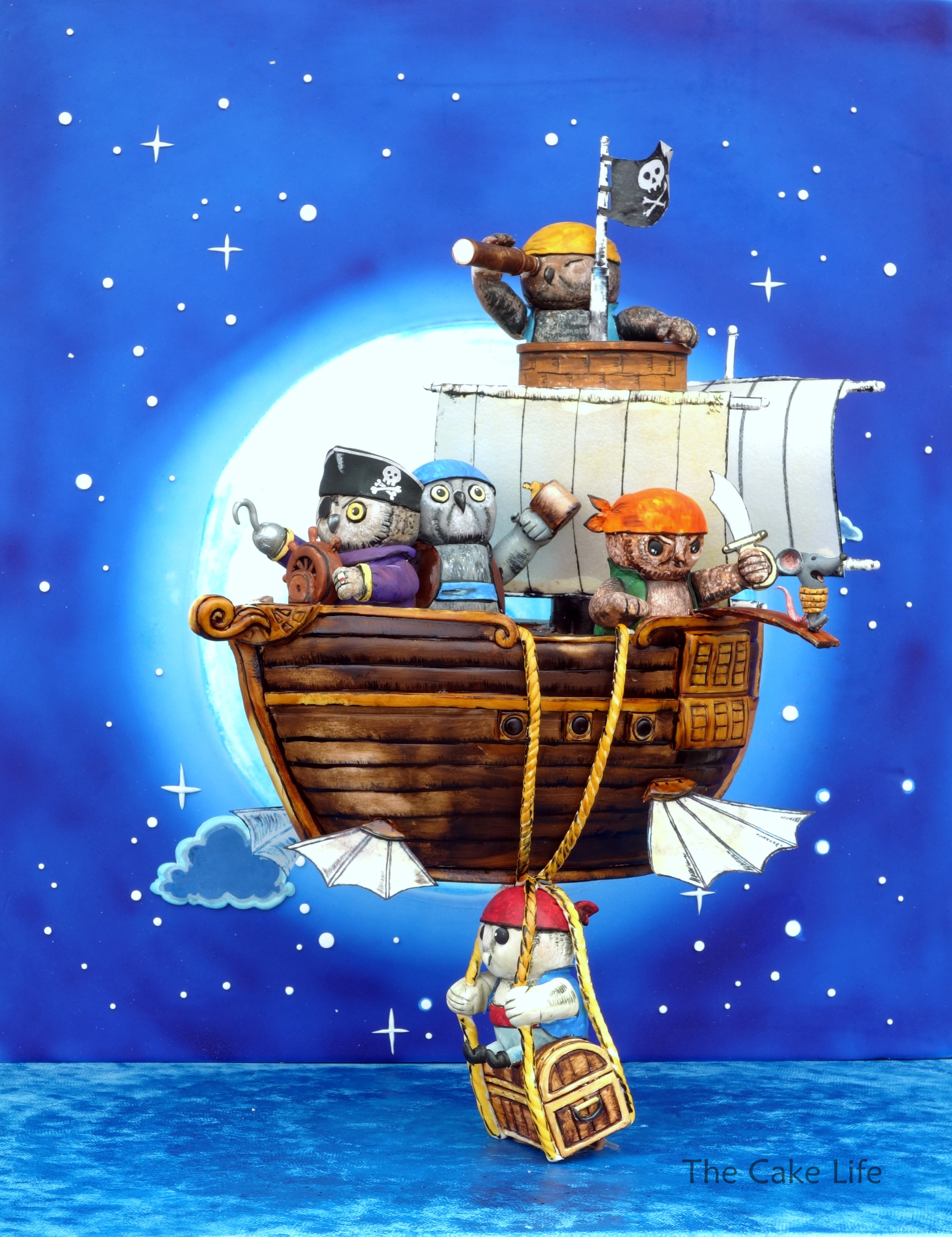 Pirate Owls cake