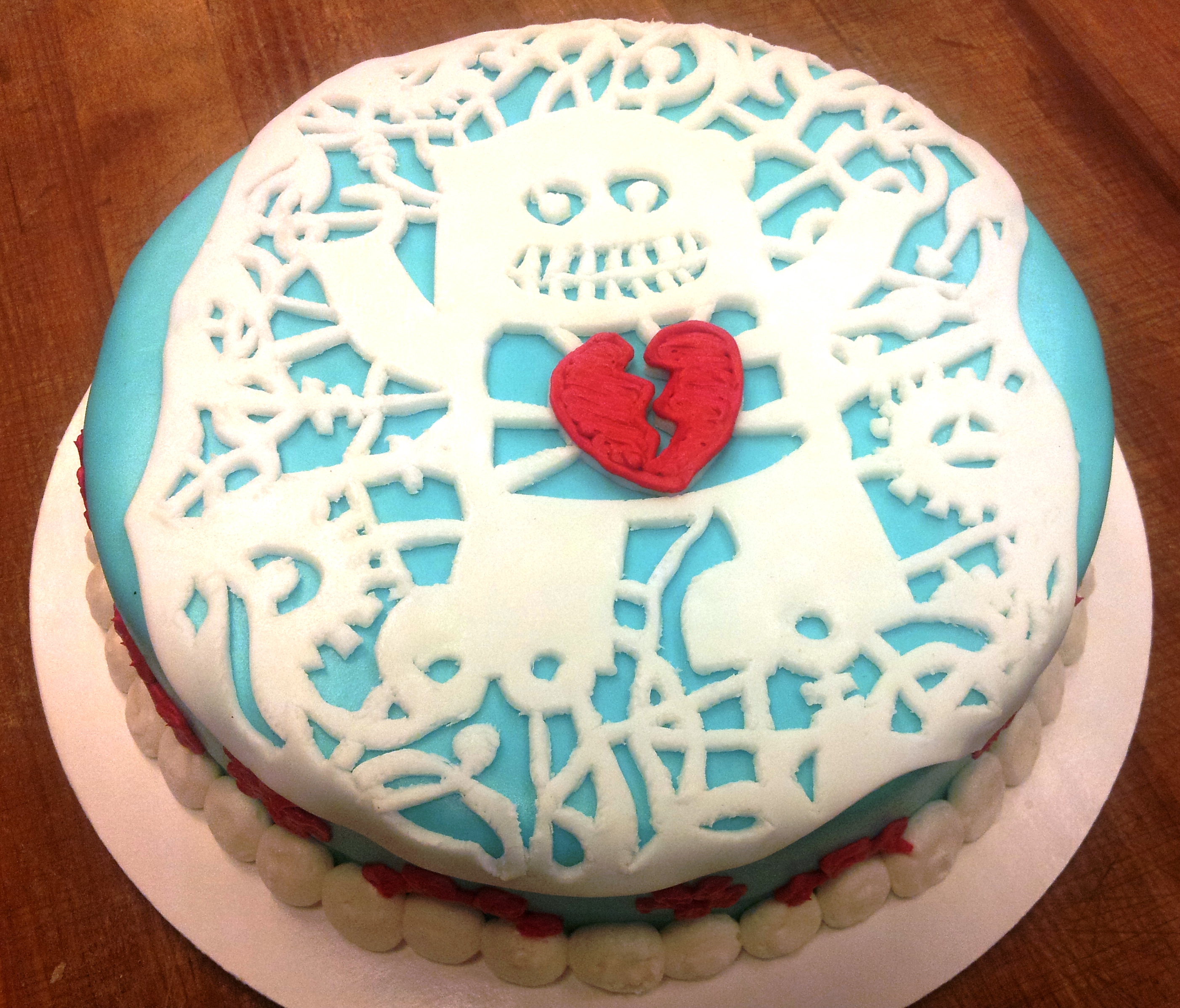 FIXING A BROKEN HEART cake