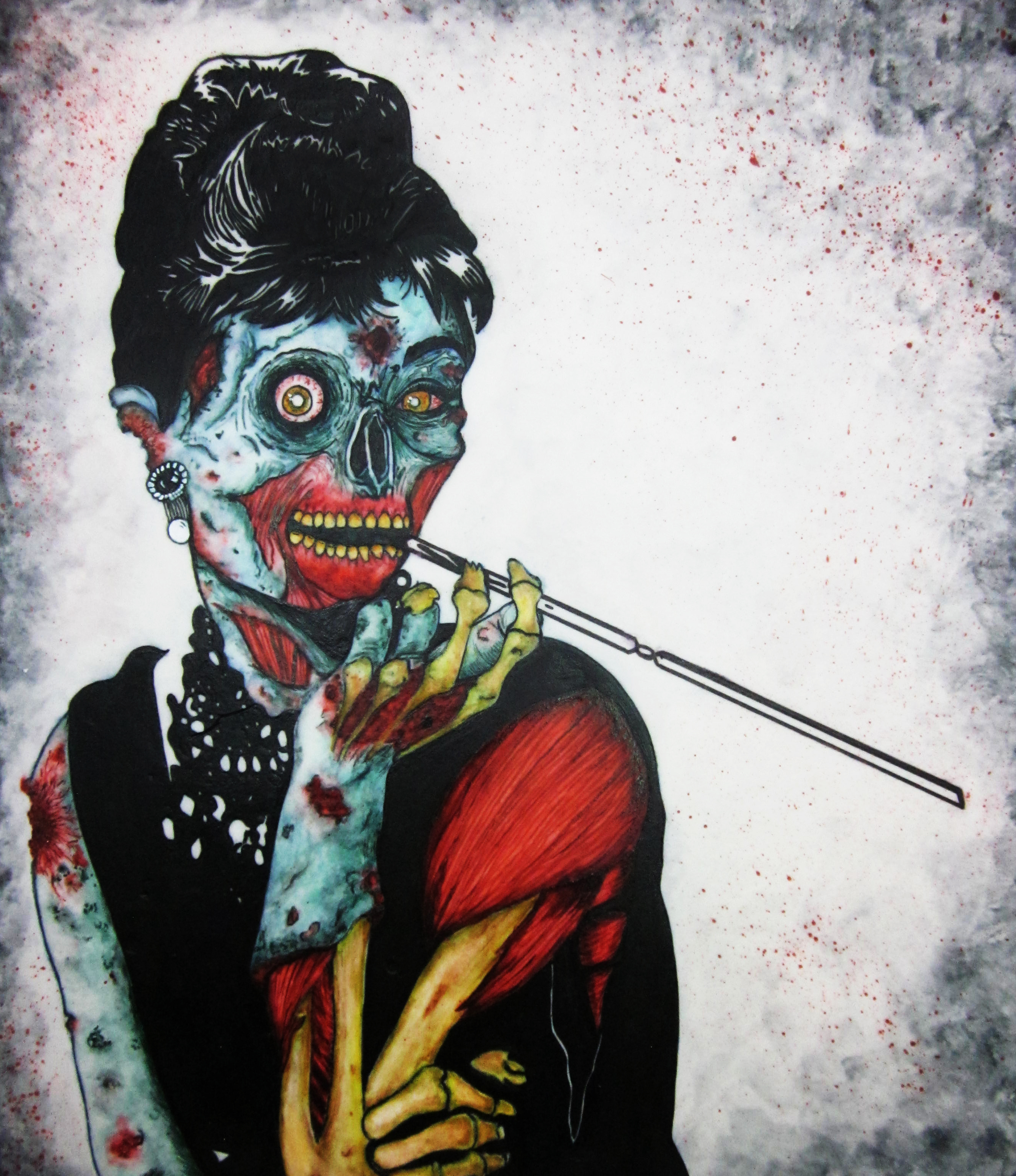 Zombie at Tiffany s cake