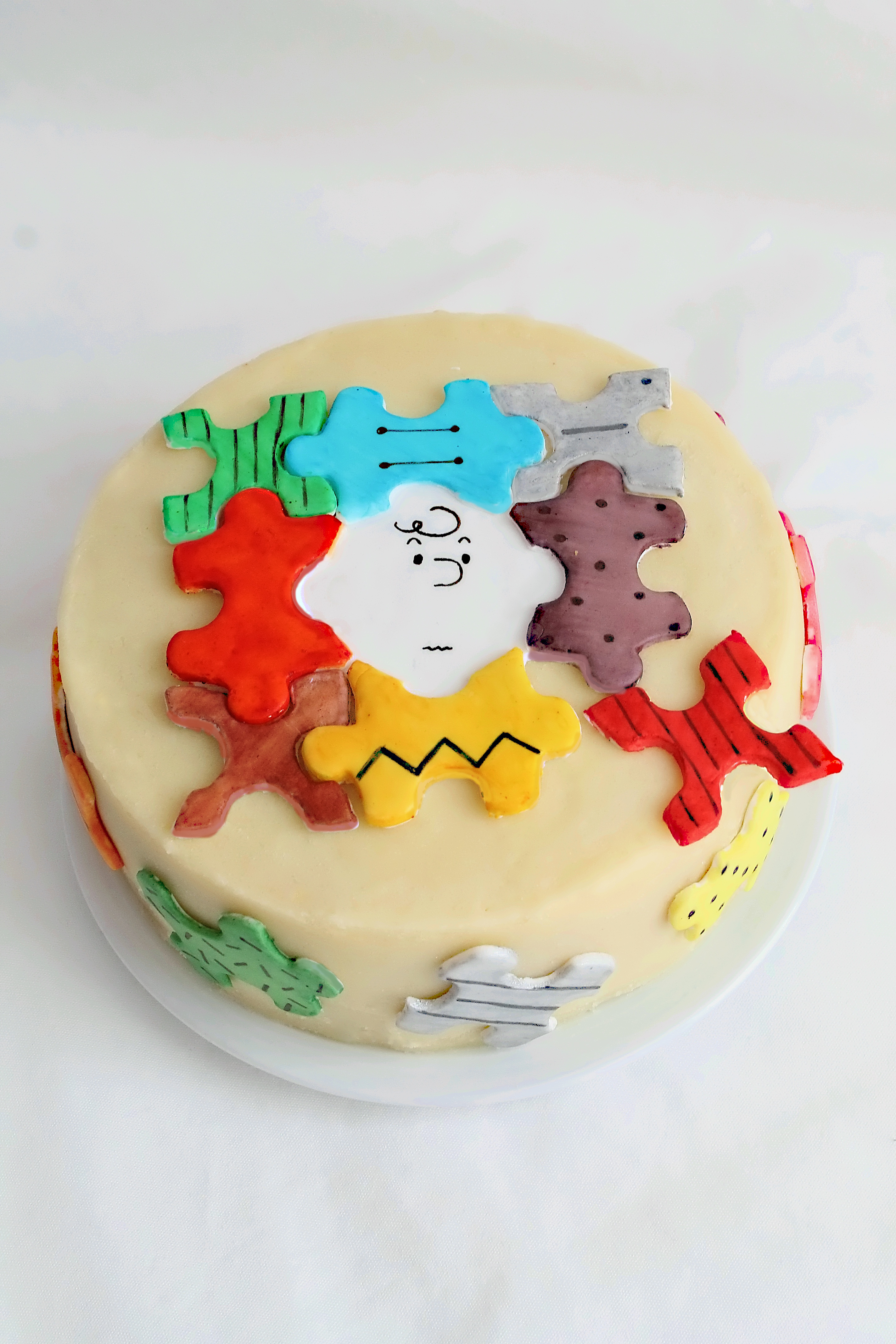 Puzzled cake