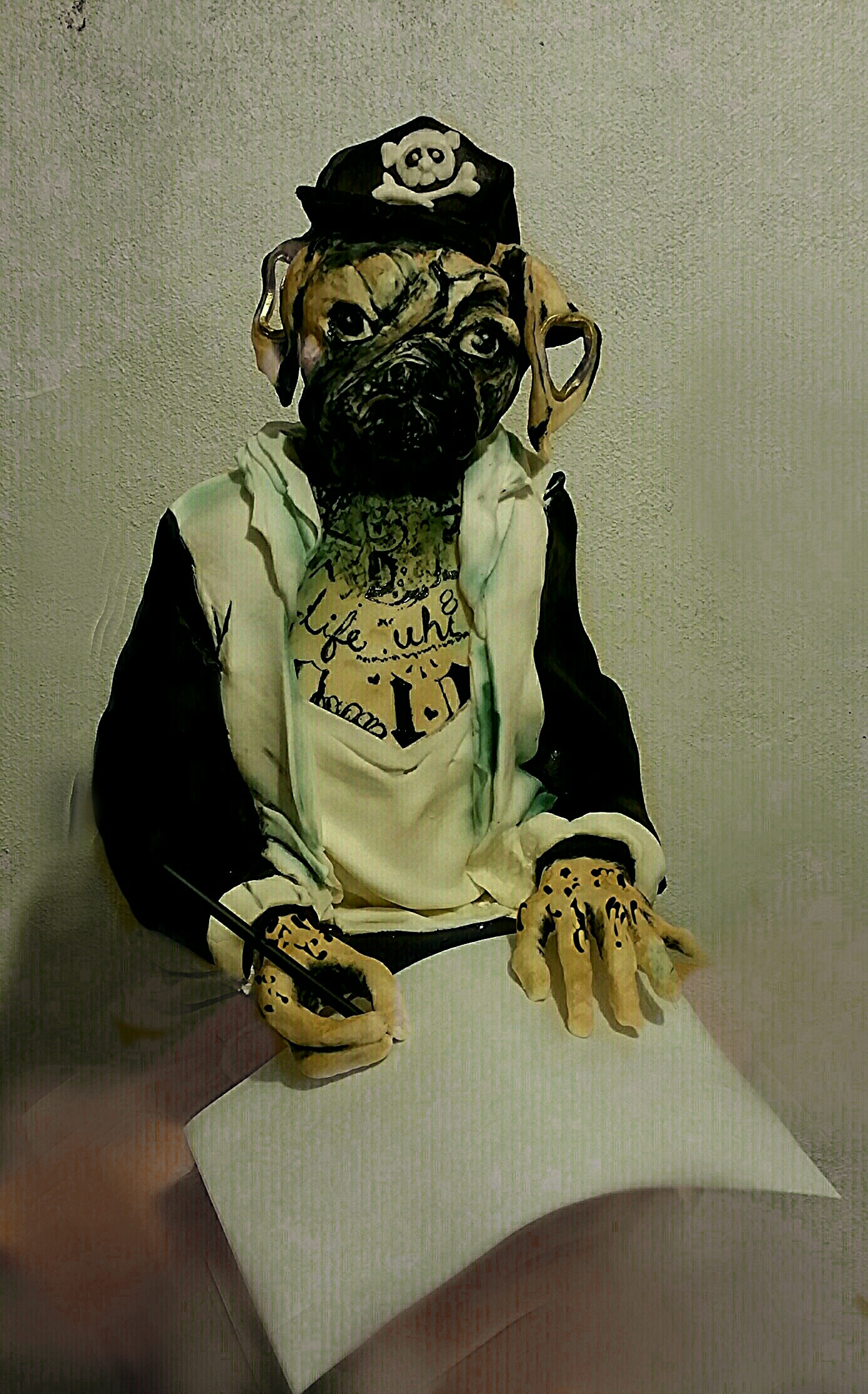 Inked cake