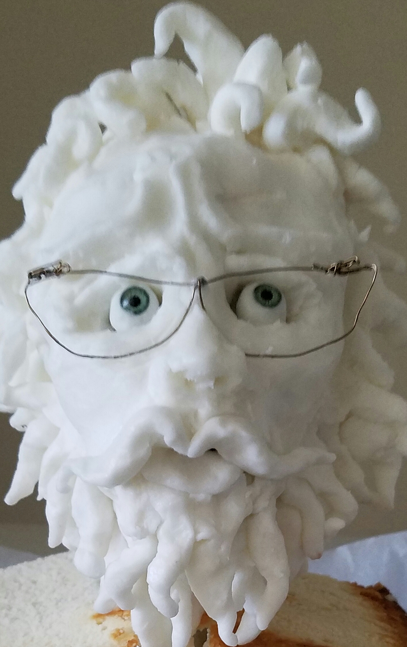 Hipster Zeus Guys Pima Baseball Tee cake