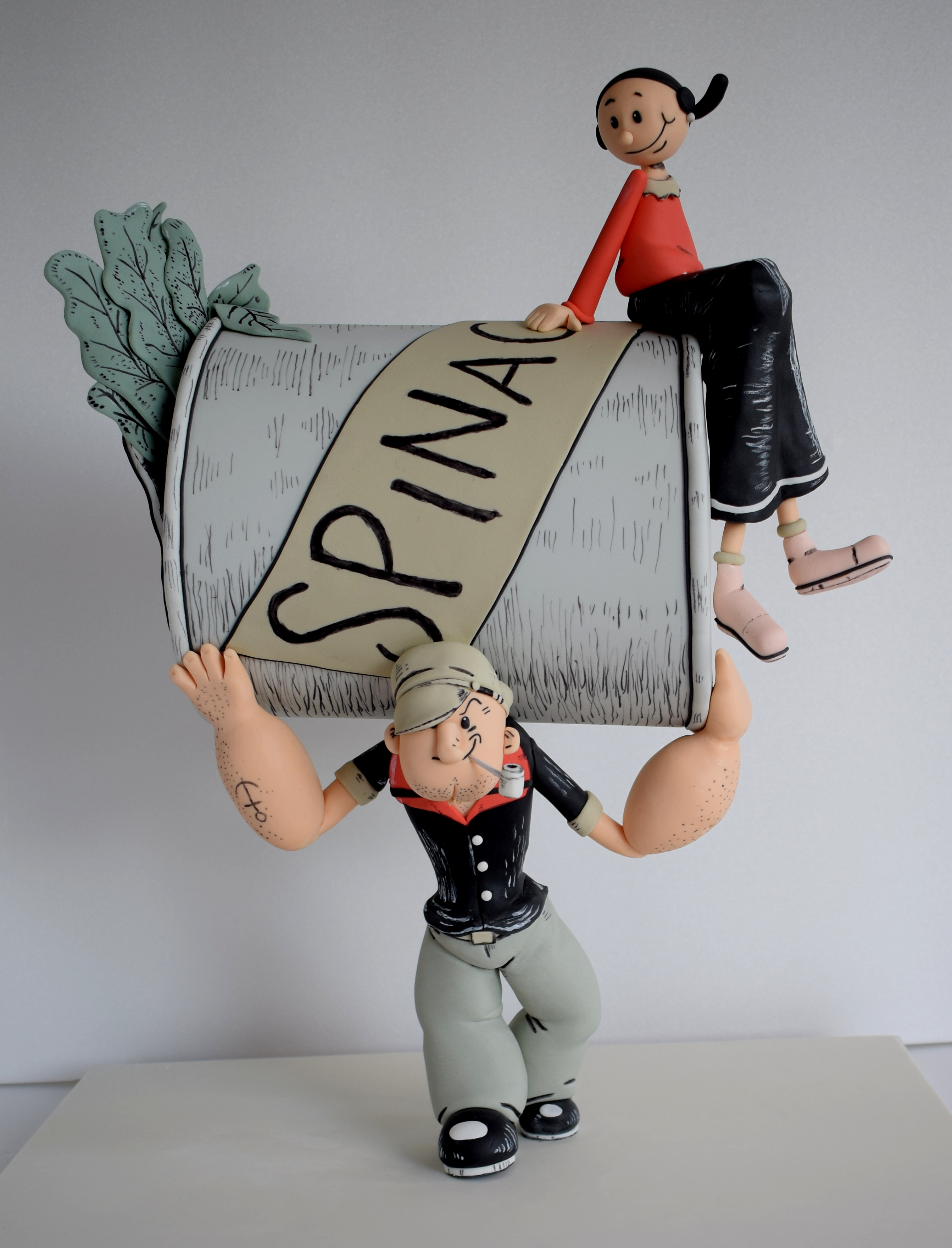 The Sailor Man with the Spinach Can cake
